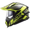 LS2 MX701 EXPLORER HPFC ALTER adventure helma matná-H-V-žlutá vel.L